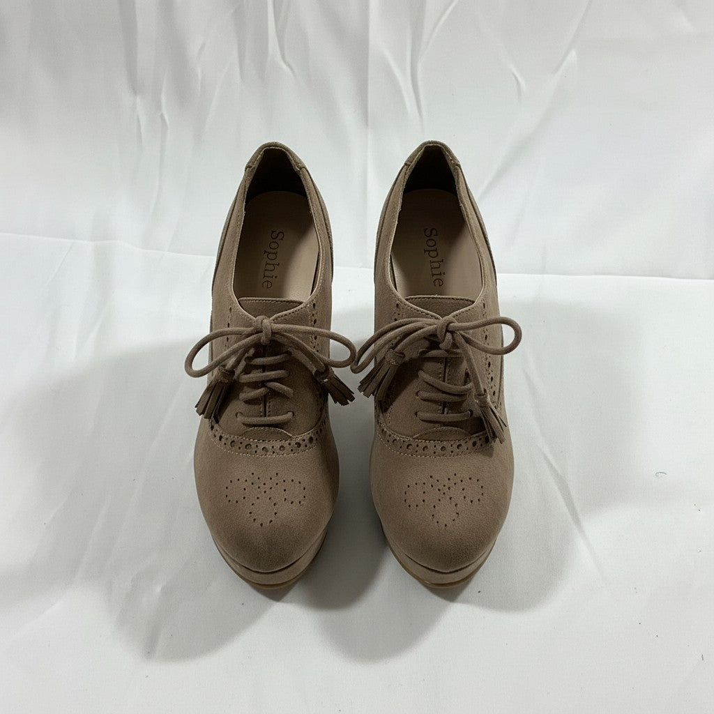 Brogue Lace-Up Platform Wedge by Sophie17