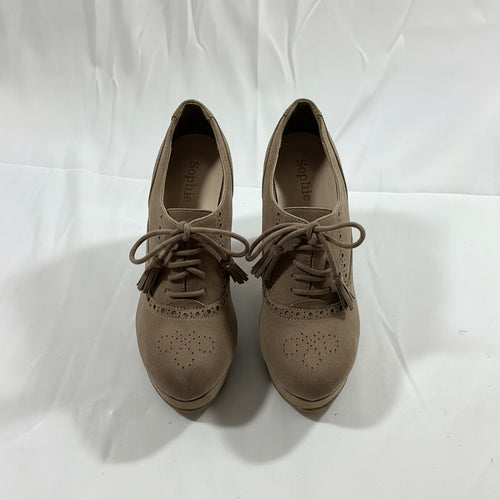 Brogue Lace-Up Platform Wedge by Sophie17