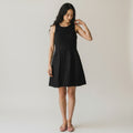 The Noir Crochet Bodice Fit & Flare Dress by LOFT