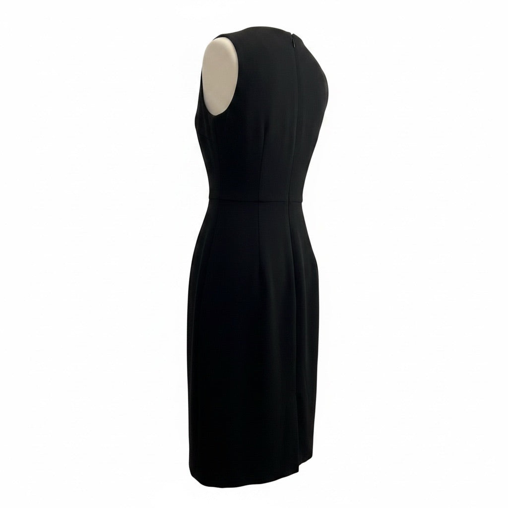 Black dress on a white background